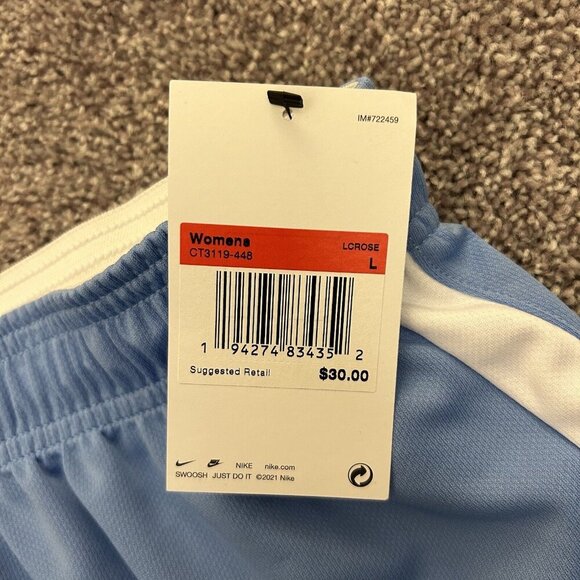 Nike Womens Lacrosse Dri-Fit Light Blue Skirt CT3119-448 Size L - Large - NWT$30 - Picture 2 of 13